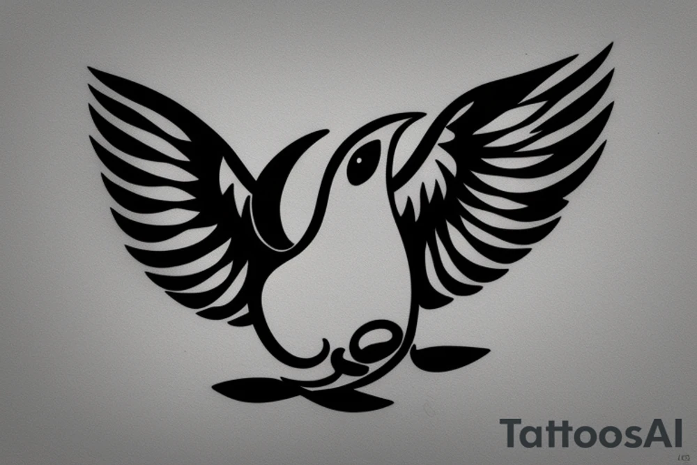 Azores Flag Bird tattoo idea