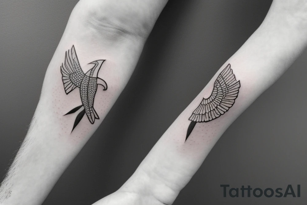 Azores Flag Bird tattoo idea
