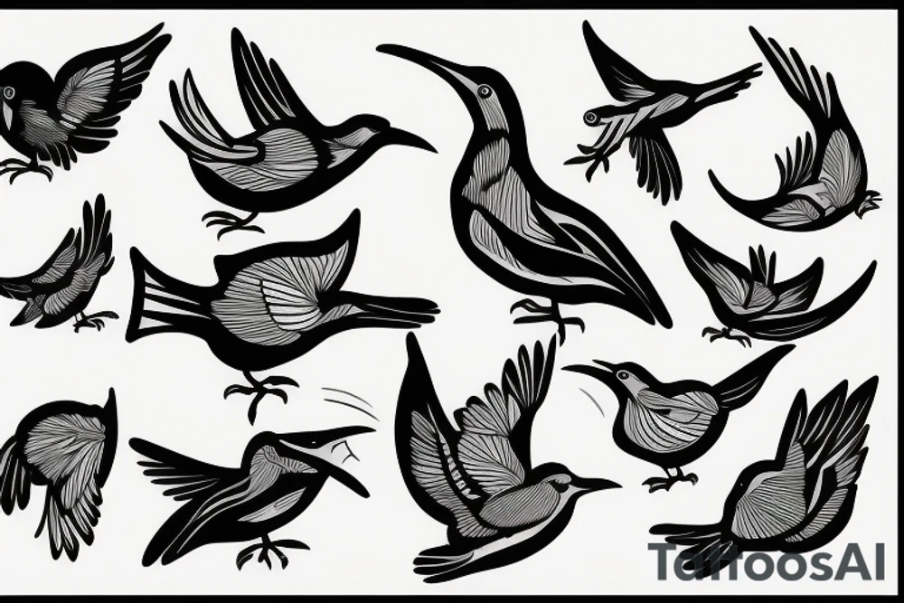 Azores Flag Bird tattoo idea
