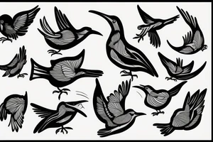 Azores Flag Bird tattoo idea