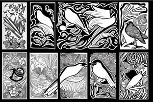 Azores Flag Bird tattoo idea