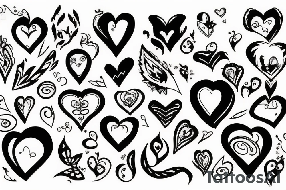 heart tattoo idea