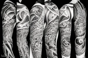 God of the sea tattoo idea