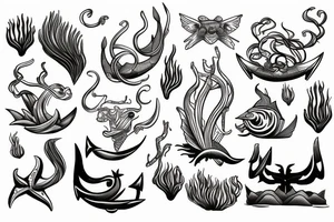 God of the sea tattoo idea