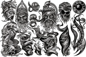 Poseidon tattoo idea