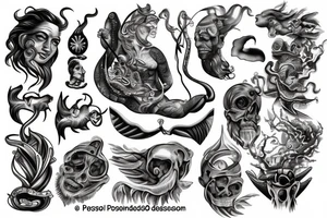 Poseidon tattoo idea