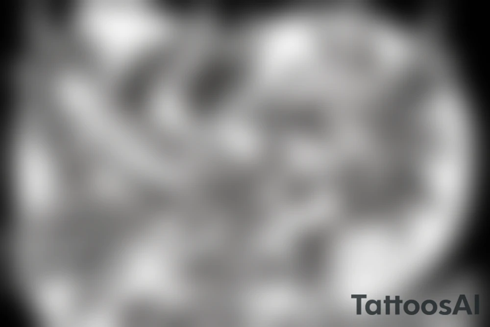 satan smoking cannabis sativa tattoo idea