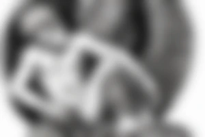 A male cherub angel resting tattoo idea
