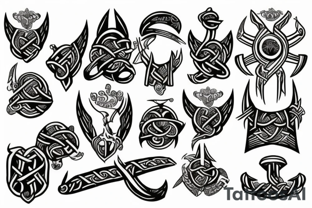 Viking tattoo idea