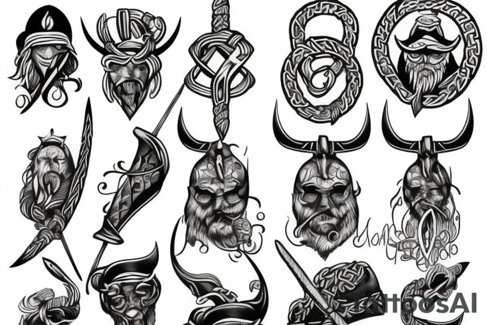 Viking tattoo idea