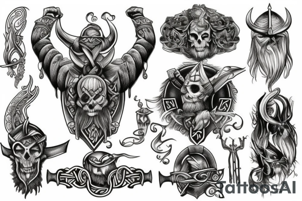 Viking tattoo idea