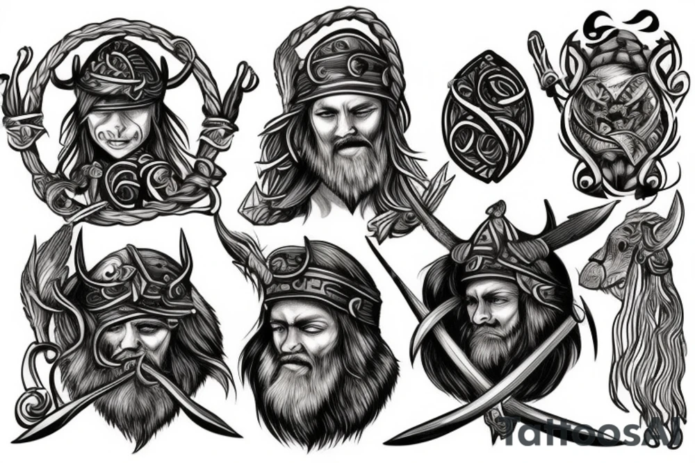 Viking tattoo idea