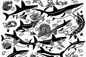 Shark tattoo idea
