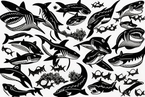 Shark tattoo idea