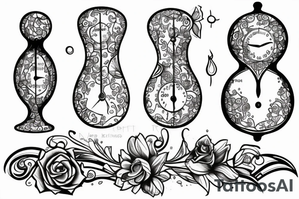 Hourglass tattoo idea