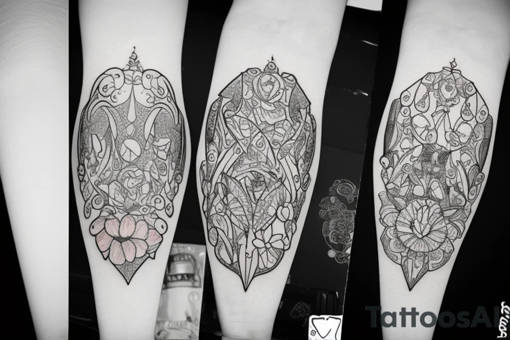 Hourglass tattoo idea