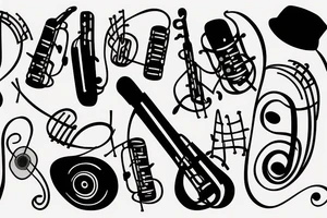 Music Father tattoo idea
