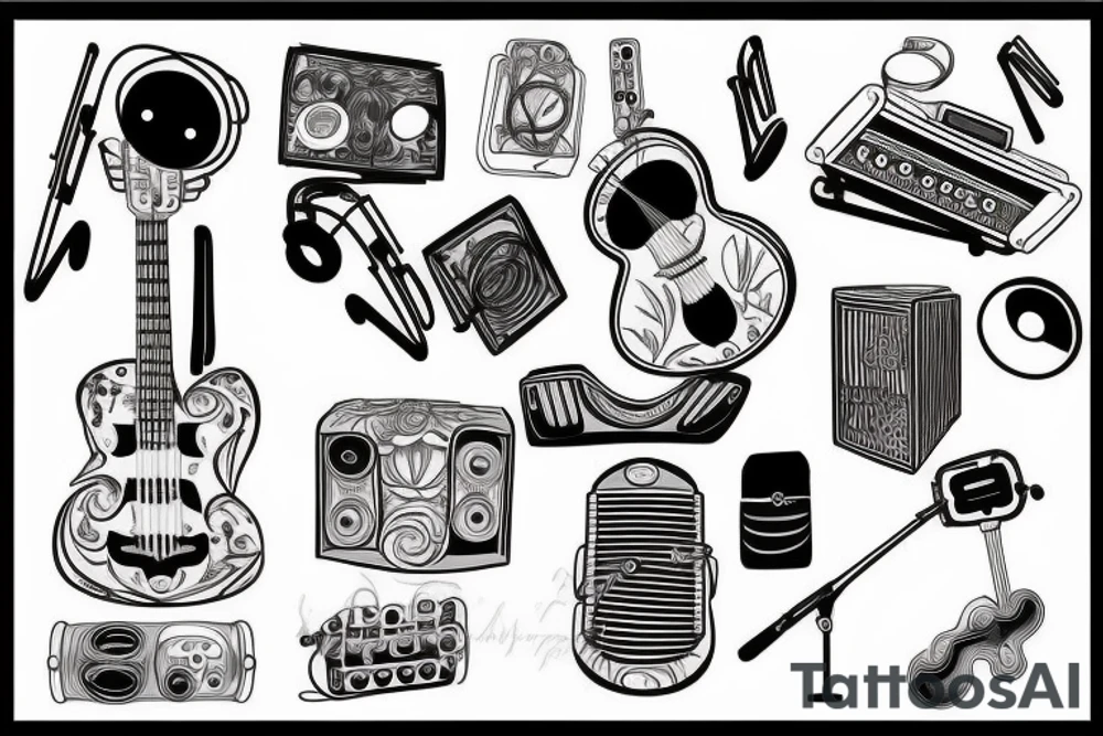 Music Father tattoo idea