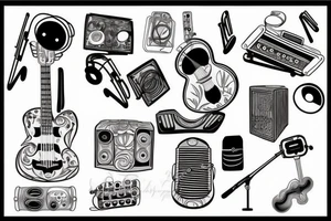 Music Father tattoo idea
