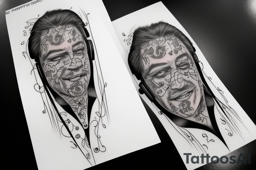 Music Father tattoo idea