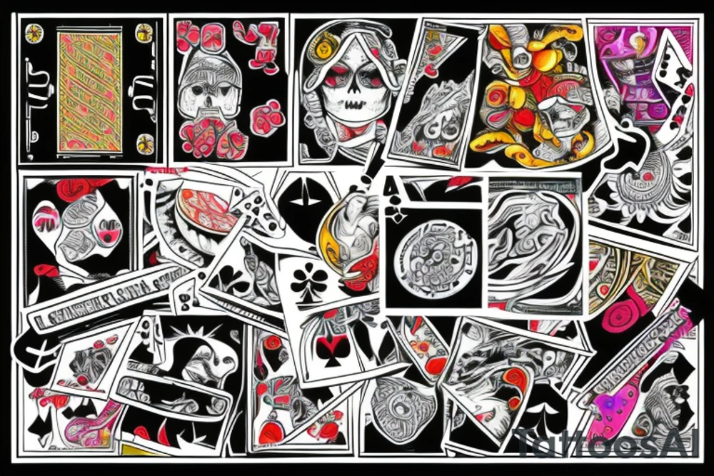 Life is a gamble tattoo idea