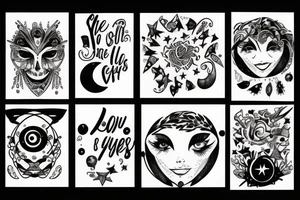 In the stars I can see your eyes tattoo idea