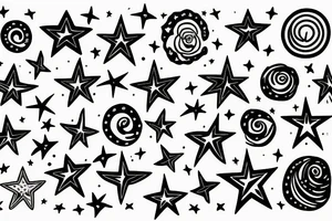 All the stars make me feel aluve tattoo idea