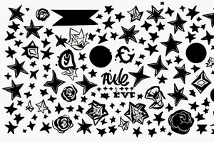 All the stars make me feel aluve tattoo idea