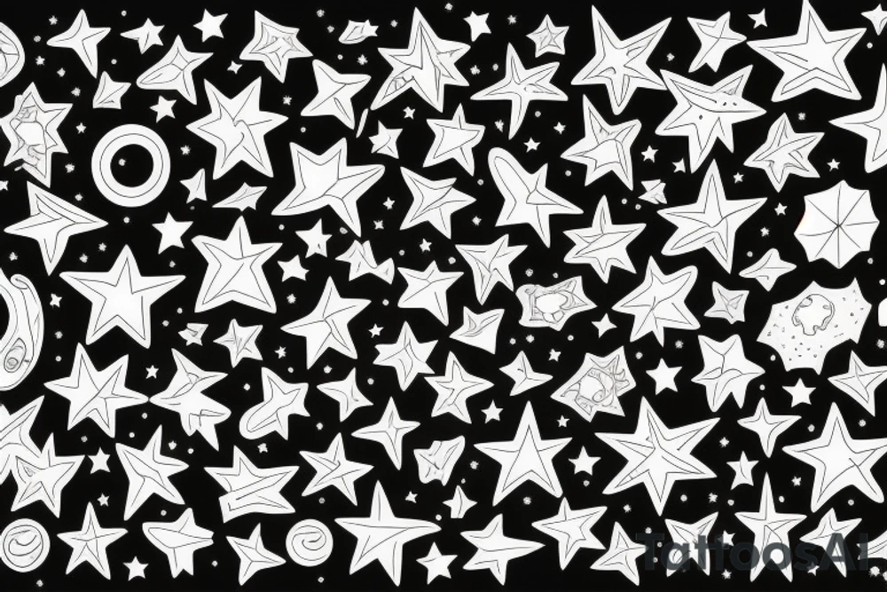 All the stars make me feel alive tattoo idea
