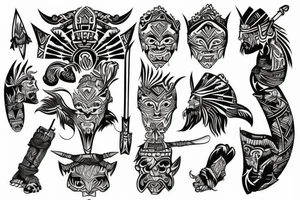 Filipino warrior tattoo idea