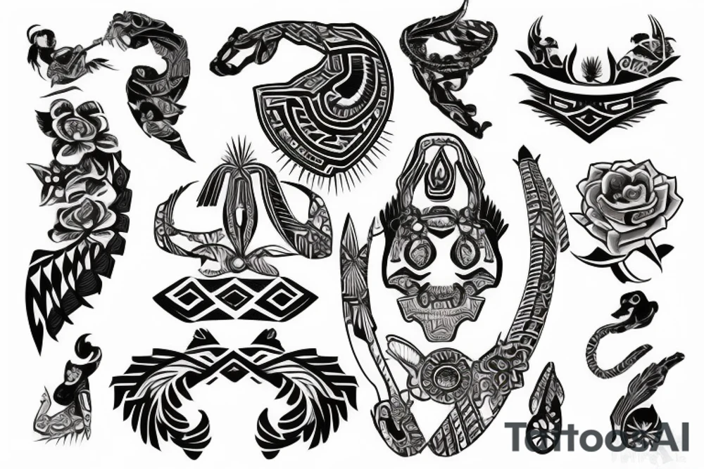 Filipino American tattoo idea