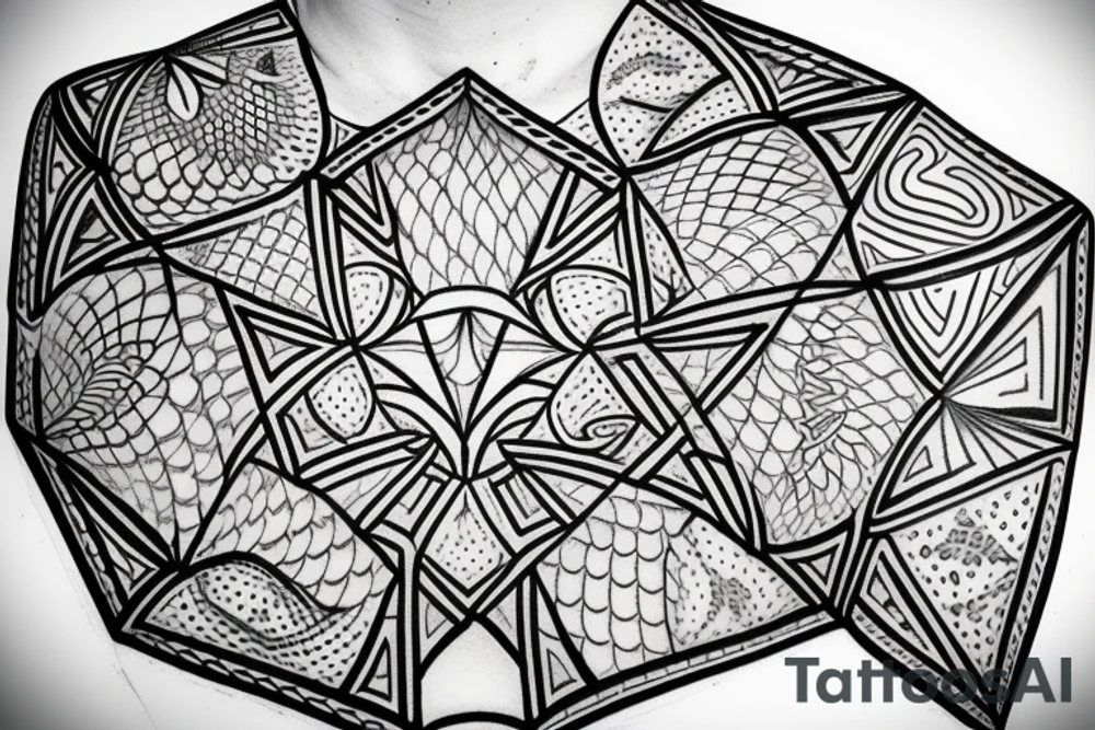 Octagon rising tattoo idea