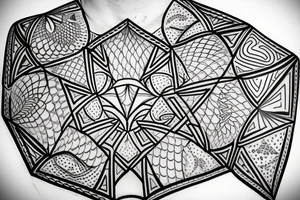 Octagon rising tattoo idea