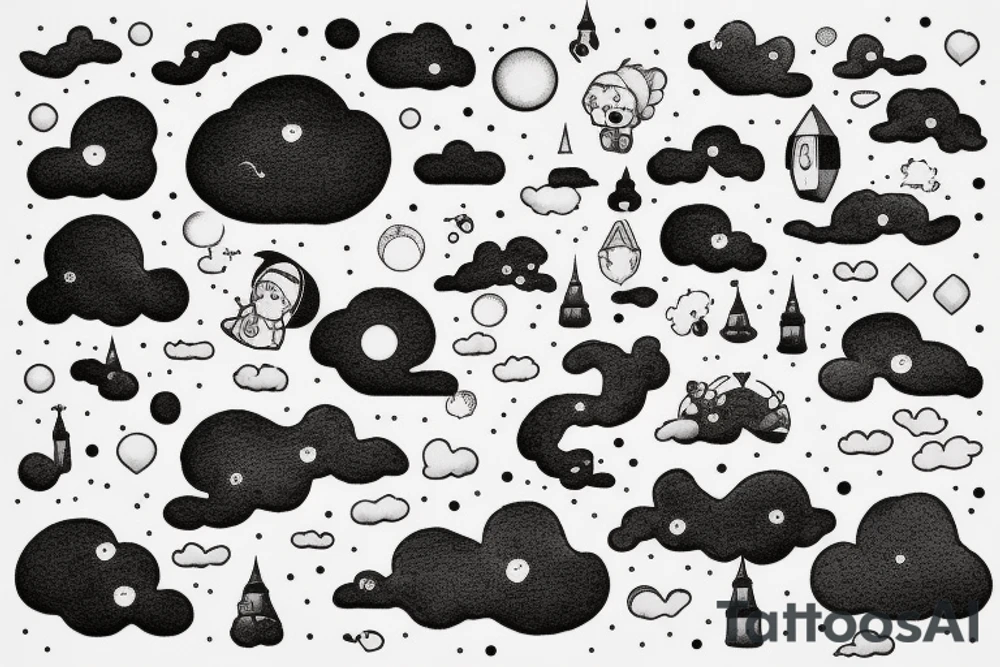 Take me to the clouds above tattoo idea
