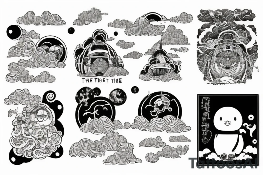 Take me to the clouds above tattoo idea