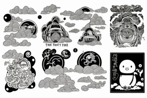 Take me to the clouds above tattoo idea