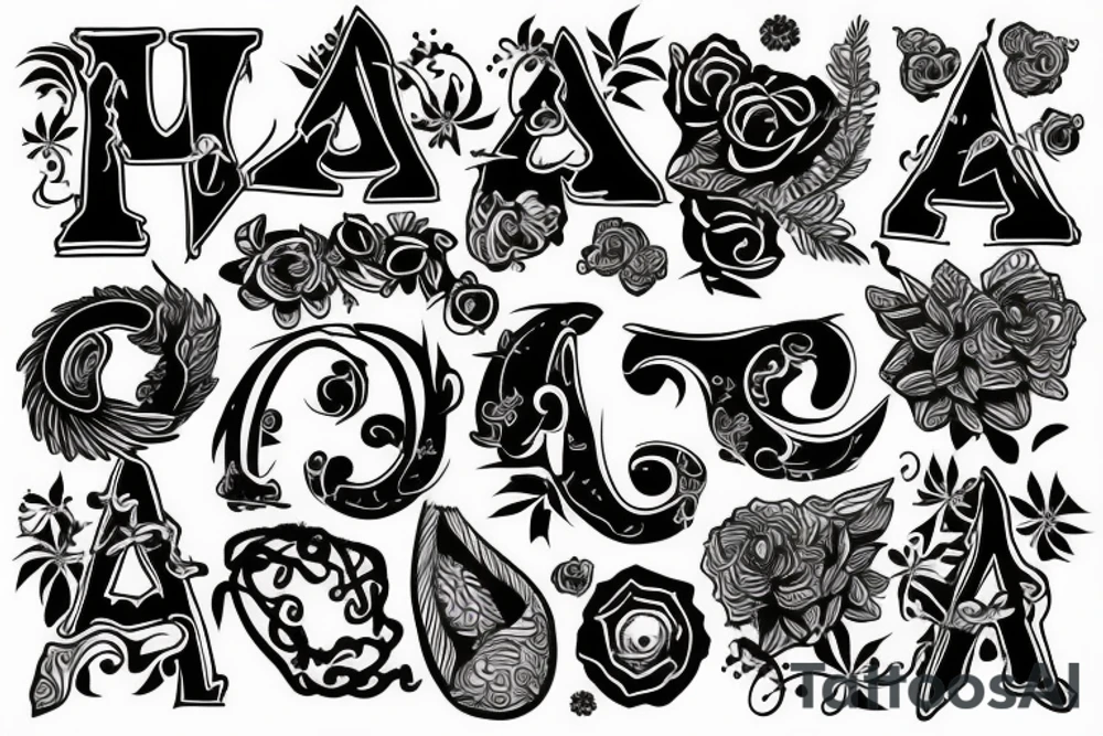 Letter - Amu tattoo idea