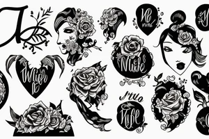 Wife name Amu tattoo idea