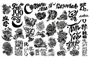 letter Joo Mi Young tattoo idea