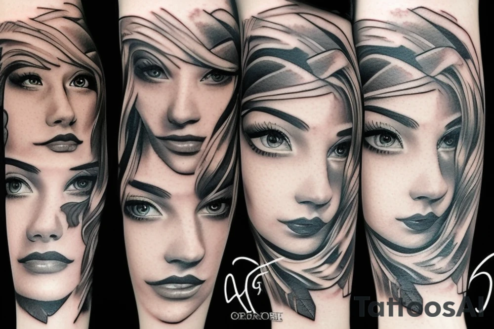 Portrait tattoo idea
