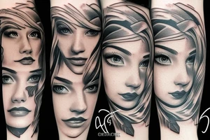 Portrait tattoo idea
