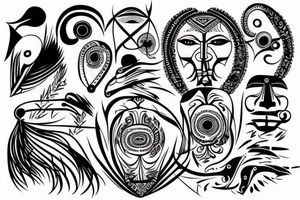 War and peace tattoo idea