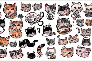 kitty tattoo idea