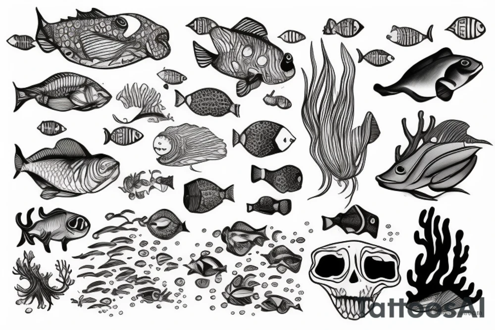 Underwater tattoo idea