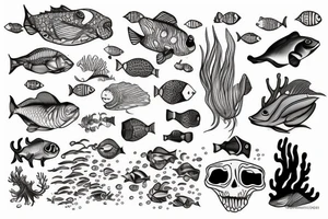 Underwater tattoo idea