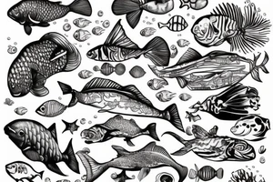 Underwater tattoo idea