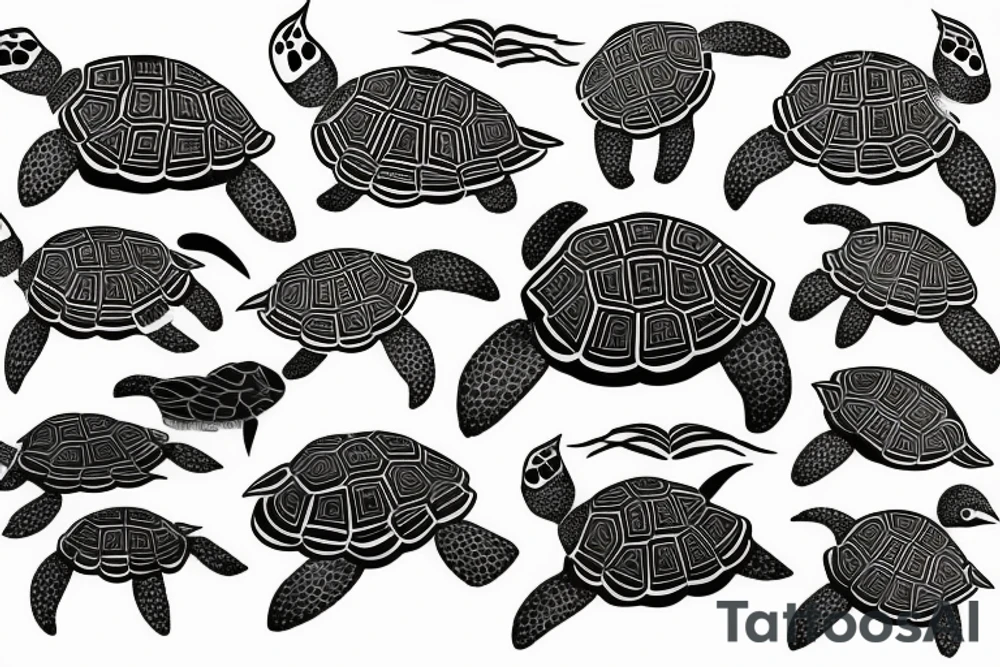 Turtle tattoo idea