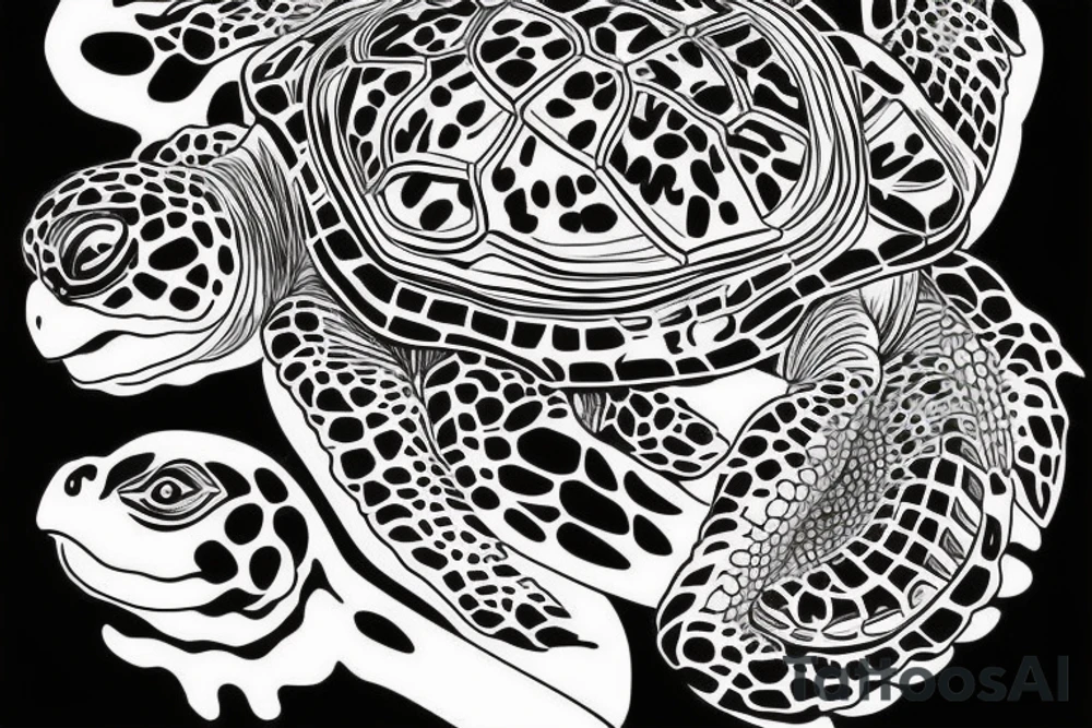 Turtle tattoo idea