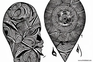 Travel to Africa and listen to music tattoo idea