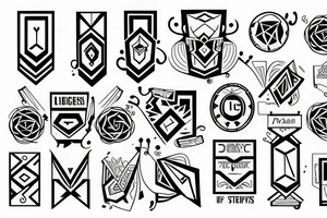 Ups and downs of lige tattoo idea
